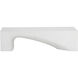 Soma White Outdoor Bench